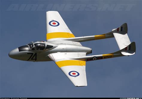 De Havilland DH-115 T11 | De havilland vampire, Fighter jets, De havilland