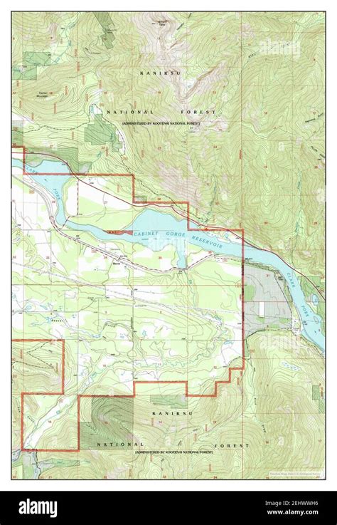 Heron, Montana, map 1997, 1:24000, United States of America by Timeless Maps, data U.S ...