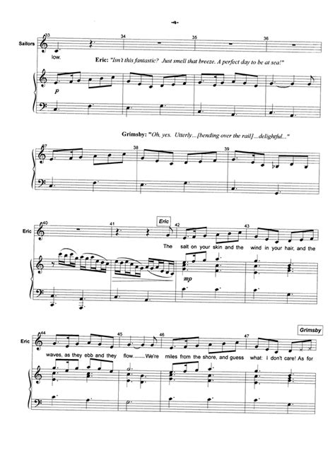 FATHOMS BELOW Piano Sheet music | Easy Sheet Music