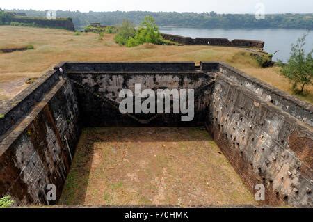 Aerial view of Sindhudurg Sea Fort Stock Photo - Alamy