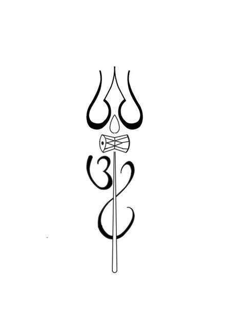 Trishul with Om tattoo design in 2022 | Om tattoo design, Shiva tattoo design, Trishul tattoo ...