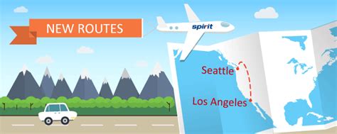 Spirit Airlines Flying From Seattle to Los Angeles