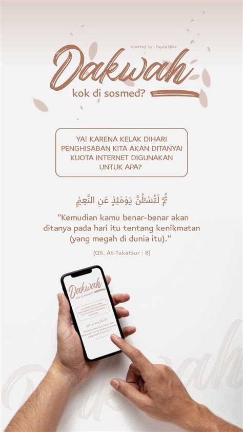 Dakwah Kok Di Sosmed? | Motivasi sekolah, Motivasi belajar, Motivasi