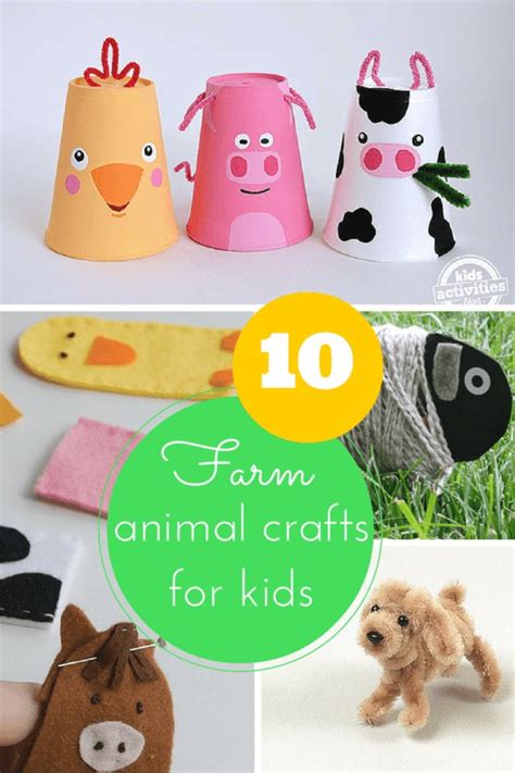 10 fun farm animal crafts for kids – HodgePodgeCraft