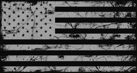 "American Flag - Distressed (Gray)" by zingarostudios | Redbubble