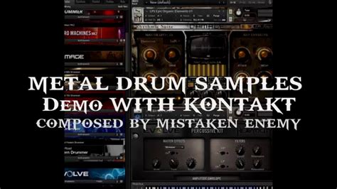 FREE METAL DRUM SAMPLES (KONTAKT) - FREE DOWNLOAD! - YouTube