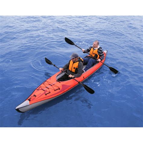 Advanced Elements AdvancedFrame Convertible Inflatable Kayak | Red - Kayak Creek