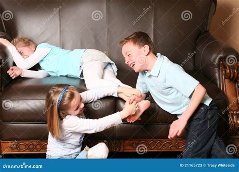 Tickling Feet Royalty-Free Stock Image | CartoonDealer.com #8237020