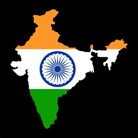 Flag Map Of India Logo Vector | Images and Photos finder