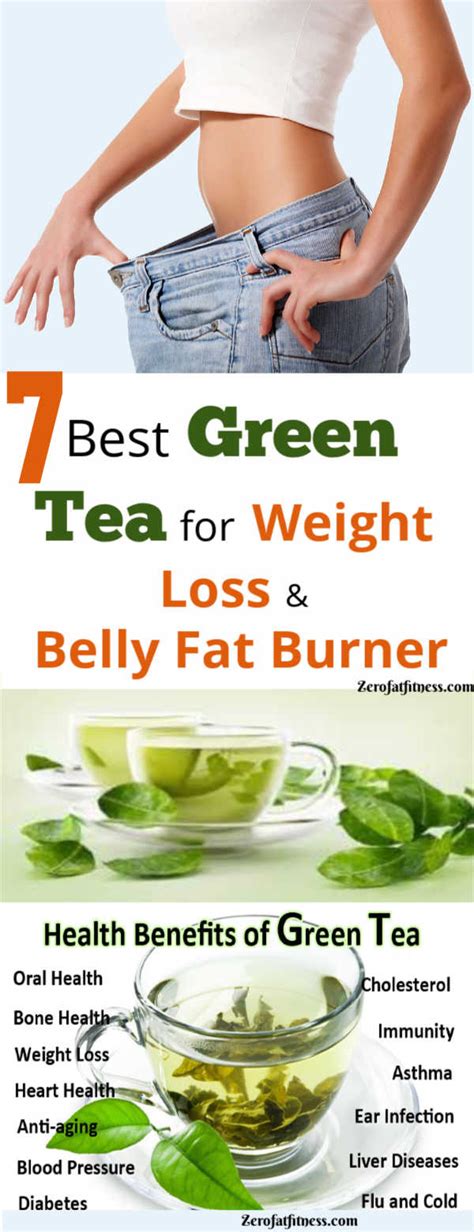 7 Best Green Tea for Weight Loss and Belly Fat Burner | Zerofatfitness