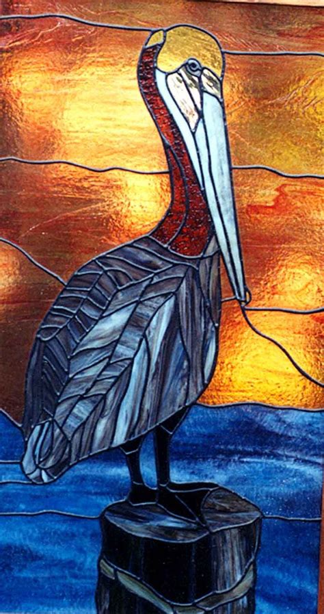 Pelican | Stained Glass - Water Birds | Pinterest