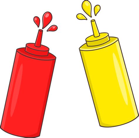 ketchup and mustard 21126773 PNG