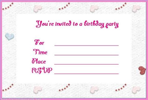 Free Online Birthday Invitations – FREE Printable Birthday Invitation Temp… | Invitation card ...