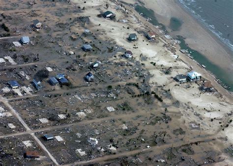 Aerial photos of Hurricane Ike damage