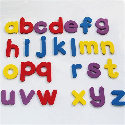 a-z Letters EVA Fridge Magnets Baby Educational Set Magnetic Letters ...