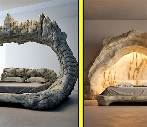 These Cave Bed Frames Let You Sleep in Luxury Stone-Age Style ...