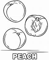 Peaches Coloring Sheet At Ricky Middleton Blog sketch template