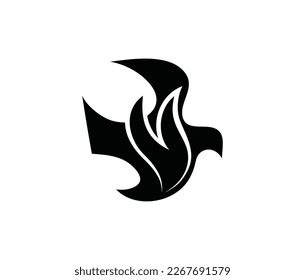 Holy Spirit Fire Art Icon Art Stock Vector (Royalty Free) 2267691579 ...