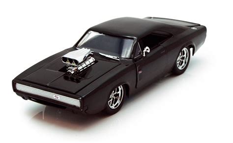 Dom's 1970 Dodge Charger R/T, Black - Jada Toys Fast & Furious 97059 - 1/24 scale Diecast Model ...