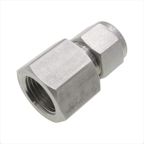 FEMALE CONNECTOR NPT TWIN FERRULE STAINLESS STEEL - Pipe Dream Fittings