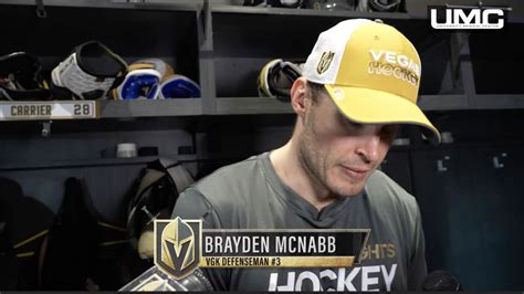 Brayden McNabb Postgame 1/4 | Vegas Golden Knights