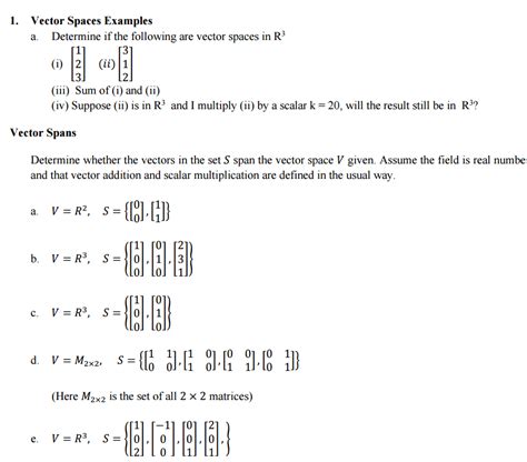 Solved Help in vector space topic in Linear Algebra. An | Chegg.com