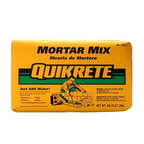 QUIKRETE 60-lb Gray Type-N Mortar Mix in the Mortar Mix department at ...