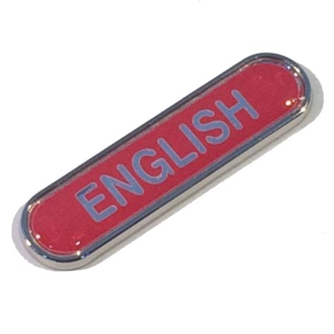 ENGLISH badge