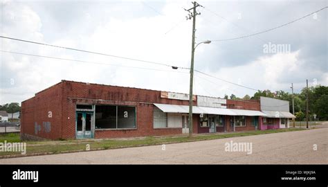 Historic buildings in Fort Deposit, Alabama Stock Photo - Alamy