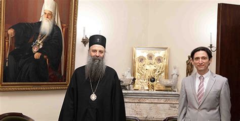 Patriarch of Serbia received the Ambassador of Ukraine to the Republic of Serbia | Orthodox ...