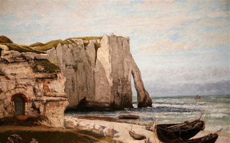 La falaise d'Etretat après l'orage - Revue Des Deux Mondes