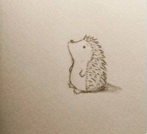 Cute and Easy Hedgehog Drawing