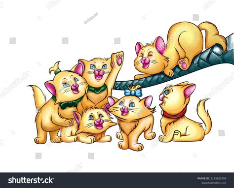 Cartoon Illustration Bitmap Story Book Stock Illustration 2125822658 | Shutterstock