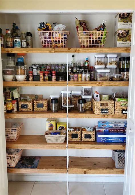 DIY - Covering Wire Shelves in the Pantry | Covering wire shelves ...