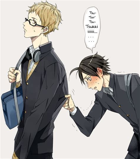 Tsukishima and Yamaguchi ;3 | Tsukiyama haikyuu, Tsukkiyama, Tsukiyama