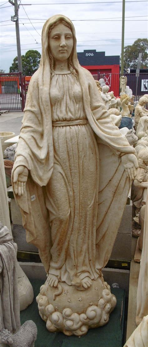 Mary of Grace Concrete Statue - Large - Pots n Pots