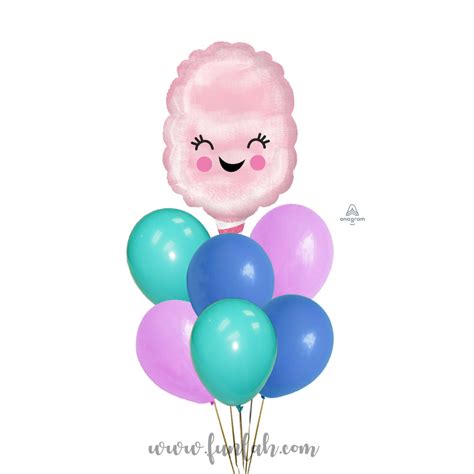 Cotton Candy Balloon Bouquet | Helium Balloon