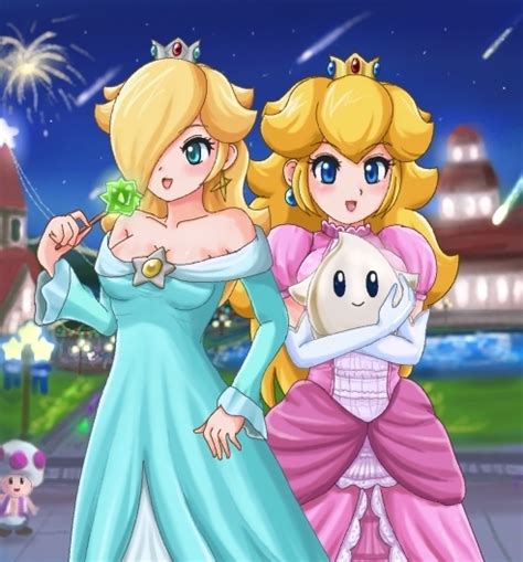 Peach and Rosalina Festival - Princess Peach Fan Art (9082106) - Fanpop