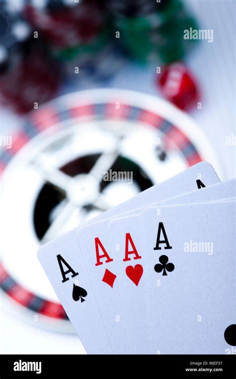 Casino - Roulette & Chips Stock Photo - Alamy