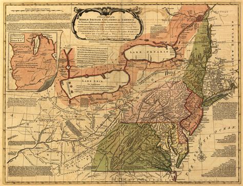 New York Colony Map