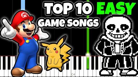 Top 10 Game Songs to Play on Piano [Easy Piano Tutorial] - Piano Understand