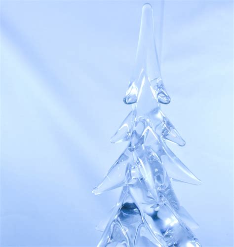 Ice Blue Christmas Tree Free Stock Photo - Public Domain Pictures
