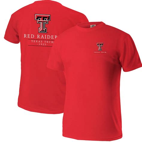 Men's Red Texas Tech Red Raiders Comfort Colors Mascot T-Shirt