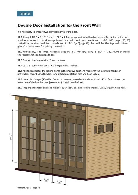 12x6 DIY Shed Plans - Etsy