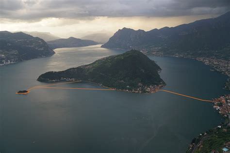 The Floating Piers, Lake Iseo, Italy