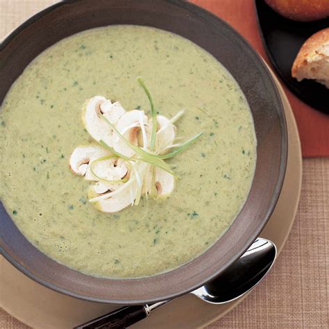 Creamy Scallion-Mushroom Soup Recipe - Maria Guarnaschelli