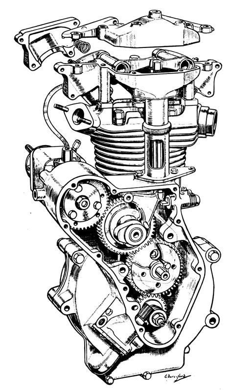 Engine Drawing at GetDrawings | Free download