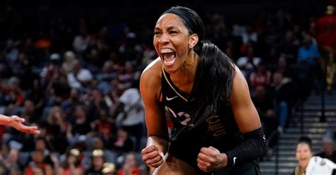 A'ja Wilson ties WNBA record for most points in a game - On3