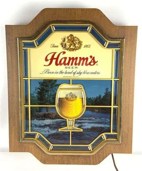 Vintage Hamms Beer Light Up Advertising Beer Sign - Matthew Bullock Auctioneers