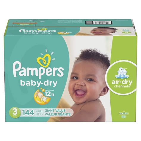 Pampers Baby-Dry Diapers Size 3 144 Count – Walmart Inventory Checker – BrickSeek